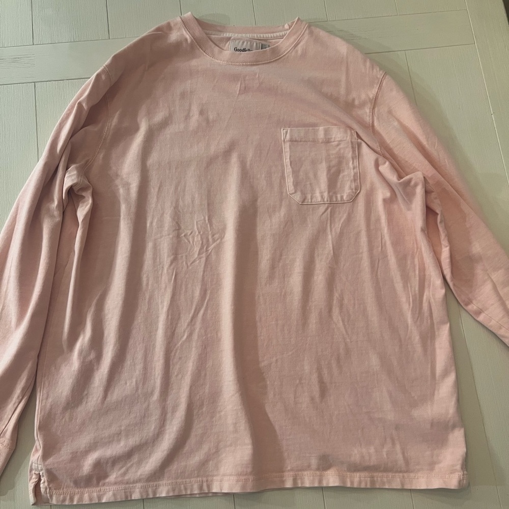 Goodfellow Faded Apricot Long Sleeve XL